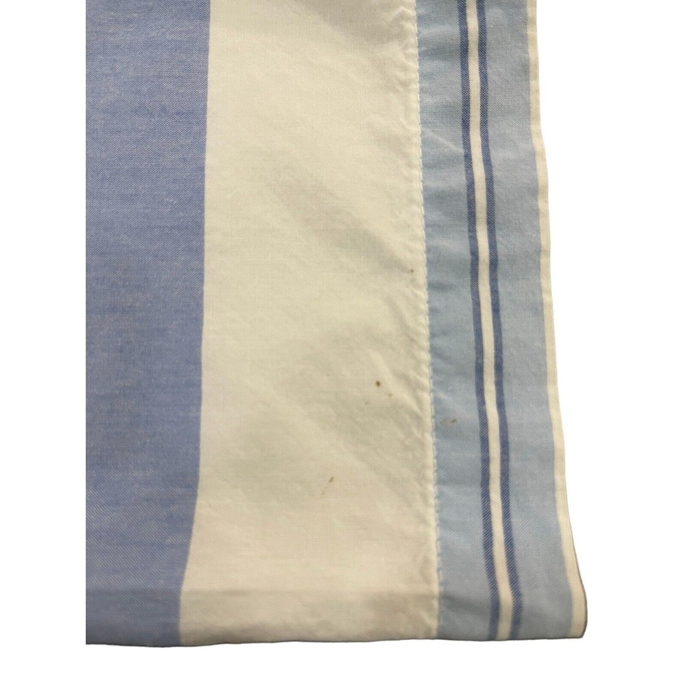 Columbia Mens Short Sleeve Button Up Shirt Blue White Striped Large Cotton - Picture 6 of 6